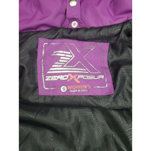 Zero Xposur Performance Ski Jacket/Detachable Hood/Women’s Small Purple - Picture 10 of 12